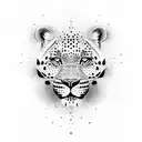 leopardo  tattoo design idea
