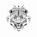 leopardo  tattoo design idea