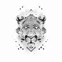 leopardo  tattoo design idea