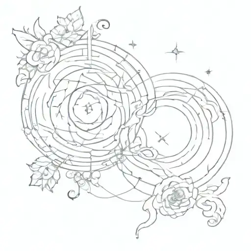 commitment astrology inifinity love  tattoo design idea