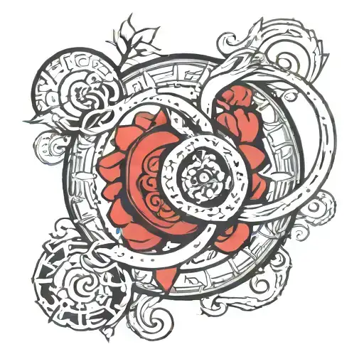 commitment astrology inifinity love  tattoo design idea