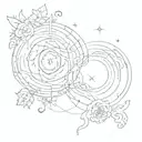 commitment astrology inifinity love  tattoo design idea