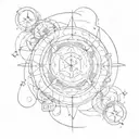 commitment astrology inifinity love  tattoo design idea