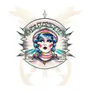 gypsy tattoo design idea