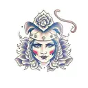gypsy tattoo design idea