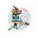 gypsy tattoo design idea