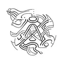 symbol of progress tattoo design idea