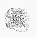 symbol of progress tattoo design idea