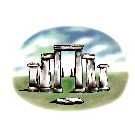 Stonehenge tattoo design idea