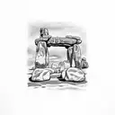 Stonehenge tattoo design idea