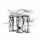 Stonehenge tattoo design idea
