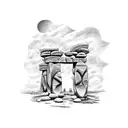 Stonehenge tattoo design idea