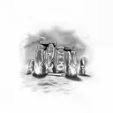 Stonehenge tattoo design idea