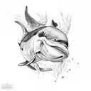 Orca tattoo design idea