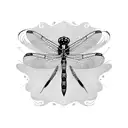 semicolon dragonfly tattoo design idea