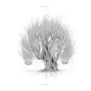 weeping willow tattoo design idea