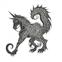  "Even though I walk through the valley of the shadow of death, I fear no evil" tattoo design idea