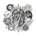 7 deadly sins anime pride tattoo design idea