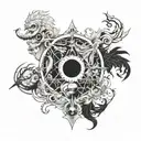 7 deadly sins anime pride tattoo design idea