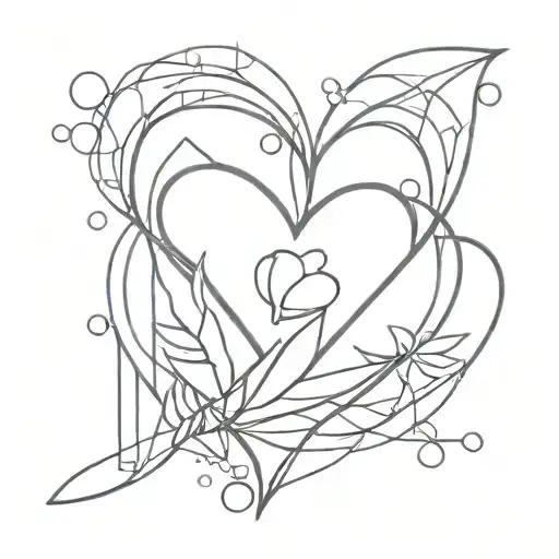 graffiti valentine tattoo design idea
