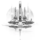 star wars ships tattoo design idea