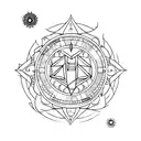 fire, destiny, Libra, ember, moon tattoo design idea