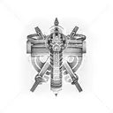 roman armband tattoo design idea