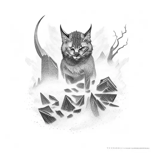 stronger than the storm tattoo design idea