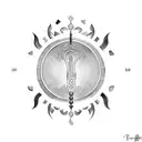 clave de sol tattoo design idea