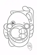 catfish and the bottlemen pacifier single cover with the lyric "oh please, you're obsessed" tattoo design idea