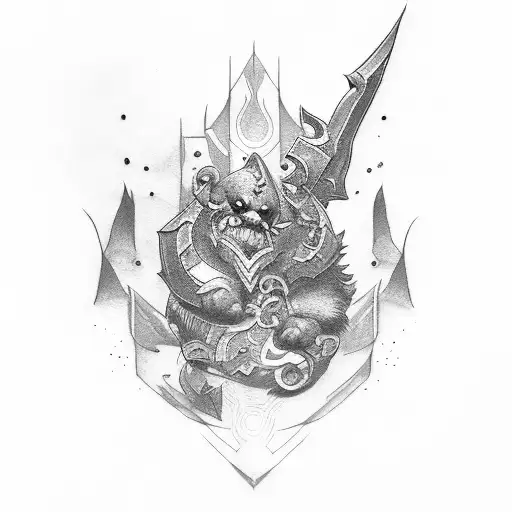 league of legends tattoo design idea