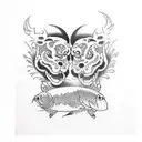 COUPLE tattoo design idea