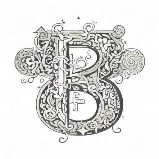 lies of p letter tattoo design idea