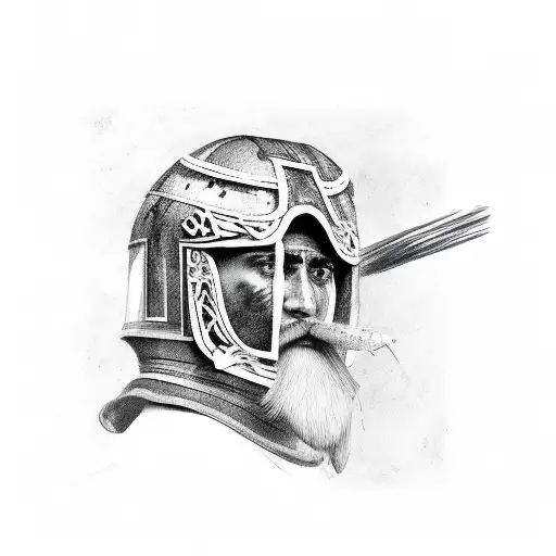 Italian warriors  tattoo design idea
