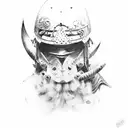 Italian warriors  tattoo design idea