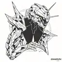 evangelion tattoo design idea