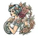 sarah and lucia tattoo design idea