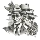 mafia lovers tattoo design idea