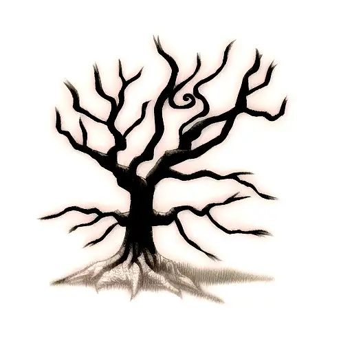 poison tree tattoo design idea