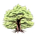 poison tree tattoo design idea