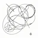 four elements intertwined tattoo design idea