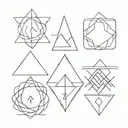 four elements intertwined tattoo design idea