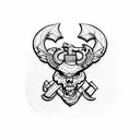 us marine corps tattoo design idea