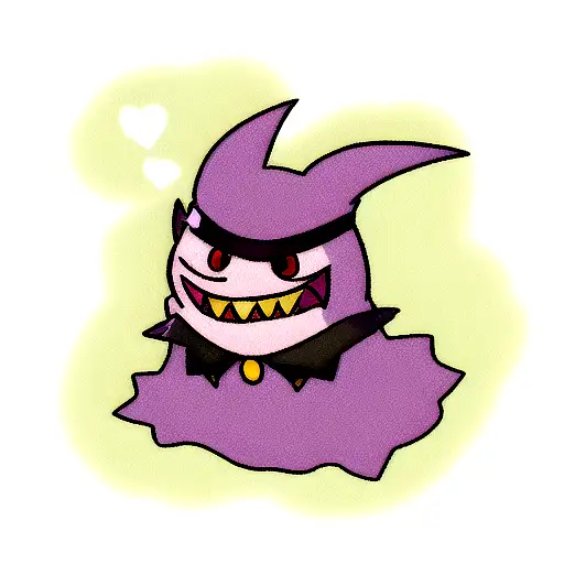 Gengar dress harry potter tattoo design idea