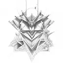 illuminati  with rose tattoo design idea