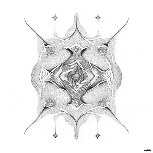 Fractal tattoo design idea