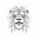 gladiator fighting lion tattoo design idea
