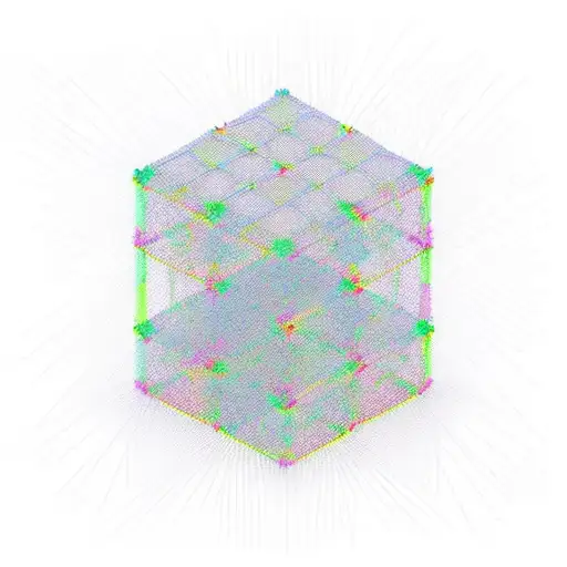 a cube-shaped cage with vertical bars on 5 sides. the 6th and front facing side has the word "belief" in a cloud font tattoo design idea