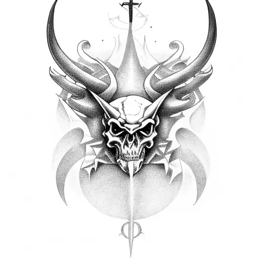 satanic Church tattoo design idea
