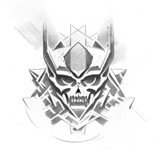 Incorporate elements from the 'Call of Duty' game and the concept of war into a tattoo design that represents strength and resilience. tattoo design idea